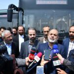 آغاز رسمی بهره‌برداری از ۴۰ دستگاه اتوبوس برقی ایران‌ خودرو دیزل در شهر کرج