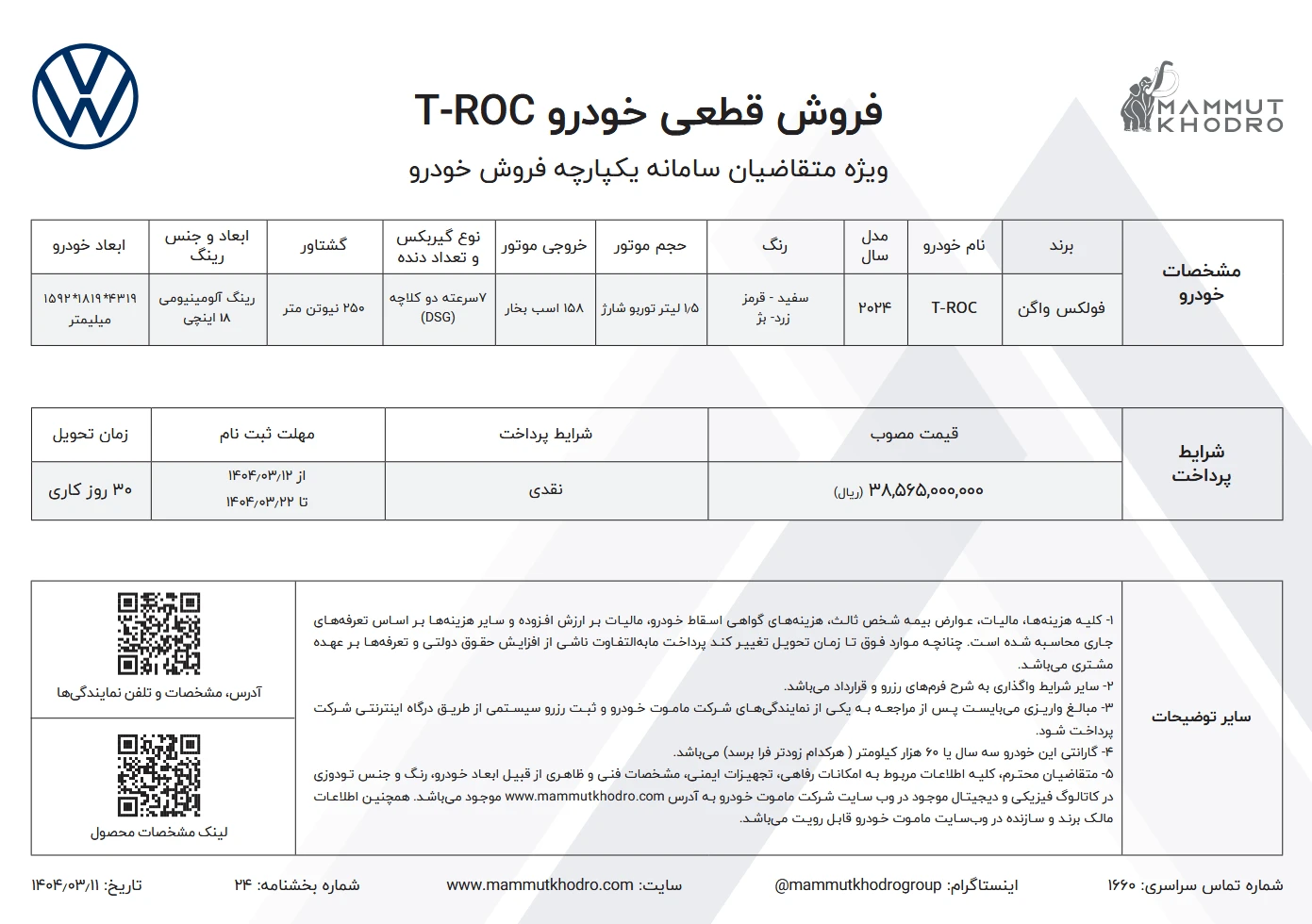 خط تولید فولکس واگن T-Roc در آلمان