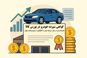 نمودار معاملات گواهی سپرده خودرو در تالار بورس کالای ایران