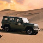 نمای جلوی خودروی آفرودی BAW 212 رونمایی‌شده در نمایشگاه مشهد ۱۴۰۴
