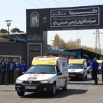 آیین بدرقه کاروان امداد و خدمات اربعین ایساکو ۱۴۰۵